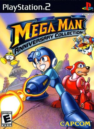 Capa Jogo Mega Man Anniversary Collection PS2