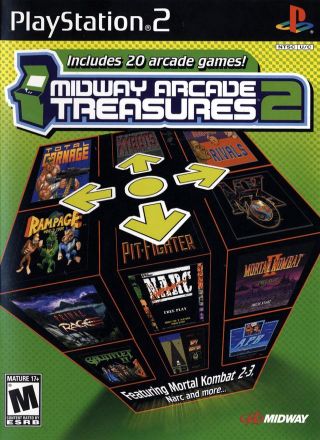 Capa Jogo Midway Arcade Treasures 2 PS2 Capa Jogo Midway Arcade Treasures 2 PS2