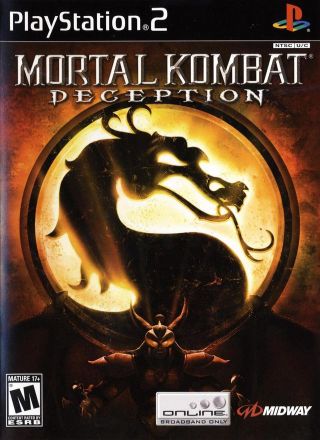 Capa Jogo Mortal Kombat Deception PS2
