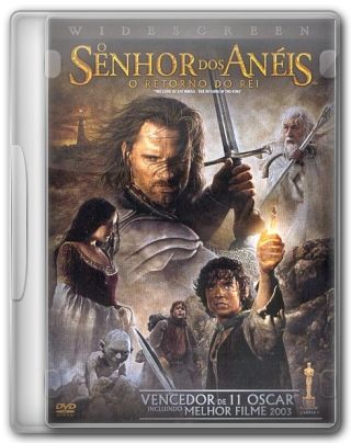 Capa do Filme O Senhor dos Aneis O Retorno do Rei