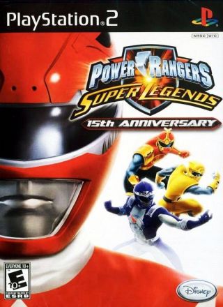Capa Jogo Power Rangers Super Legends PS2