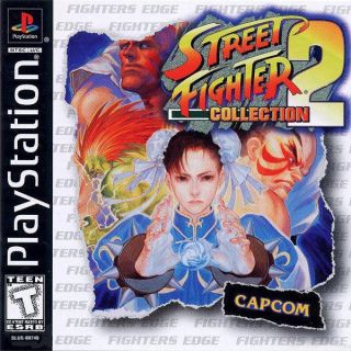 Capa Jogo Street Fighter Collection 2 PS1