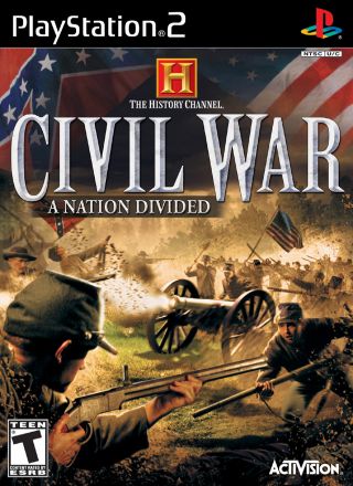 Capa Jogo The History Channel Civil War A Nation Divided PS2