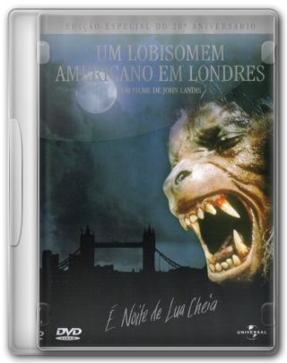 Capa do Filme Um Lobisomem Americano em Londres