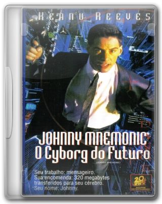 Capa do Filme Johnny Mnemonic: O Cyborg do Futuro