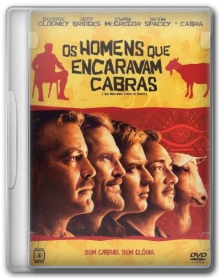 Capa do Filme Os Homens que Encaravam Cabras