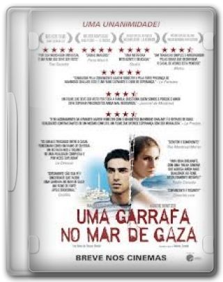 Capa do Filme Uma Garrafa no Mar de Gaza