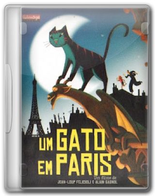 Capa do Filme Um Gato em Paris